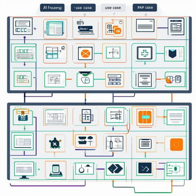 API use case diagram or icon grid